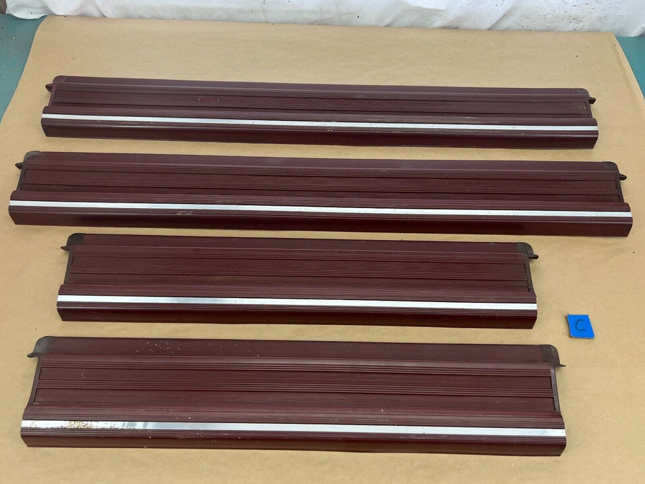 1979-1985 Mercedes 300SD W126 Scuff Plate Kick Panel Door Sill Set L/R OEM#283EM