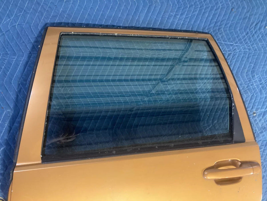 98-00 Volvo Rear left Window Glass And Opening hardwareV70 V70R S70 #231M