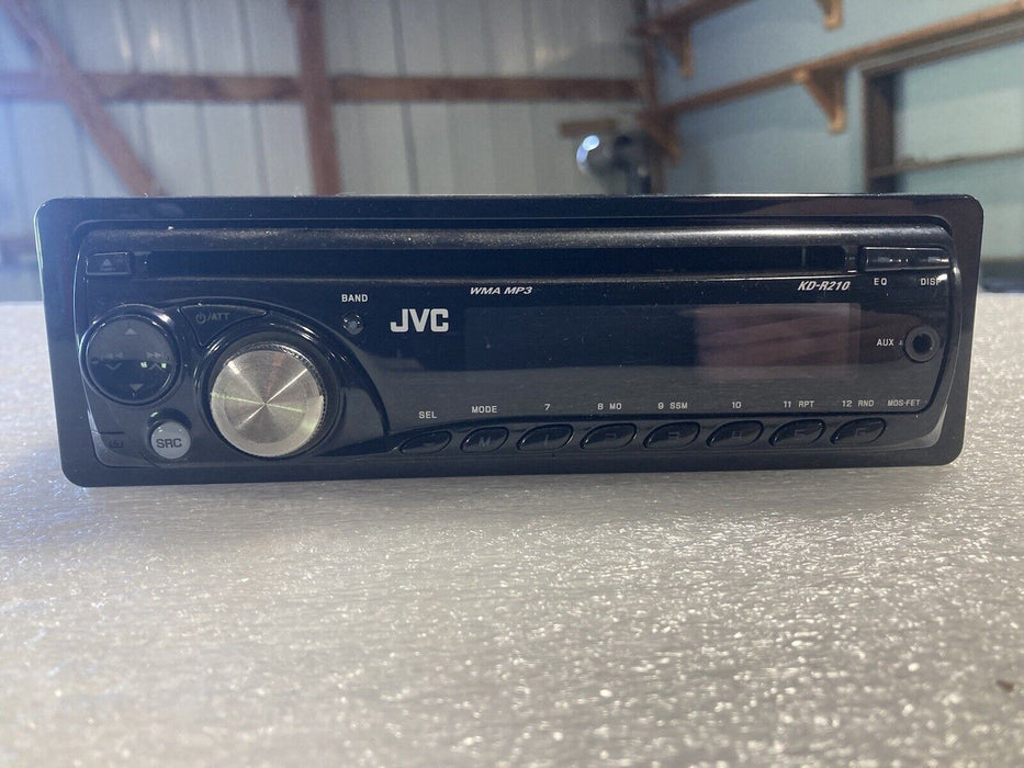 JVC kd-r210 Stereo Receiver Head Unit CD Player ￼AUX Input #947M