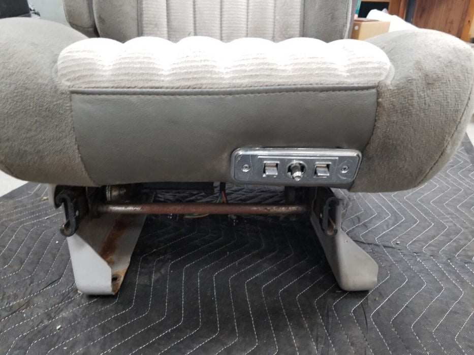 1988-1994 Chevy C/K 1500 Driver Bucket Seat; Power Control OEM Light Gray #297AN