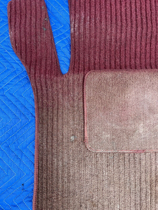 1979-1985 Mercedes 300SD W126 Full Set of 4 Maroon Floor Mats OEM #313EM