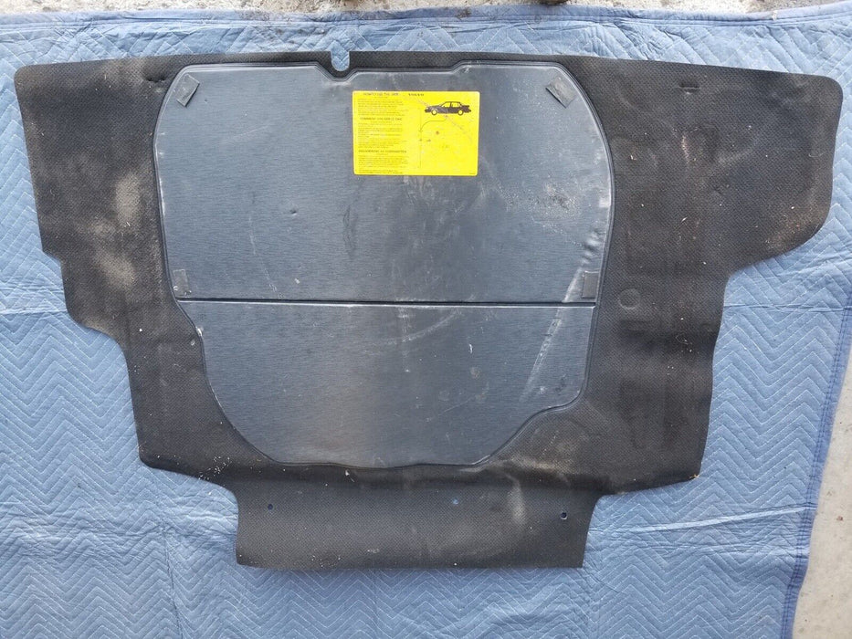 1992-1997 Volvo 850 850R Sedan Rear Trunk Carpet Panel Spare Cover Gray #2771E