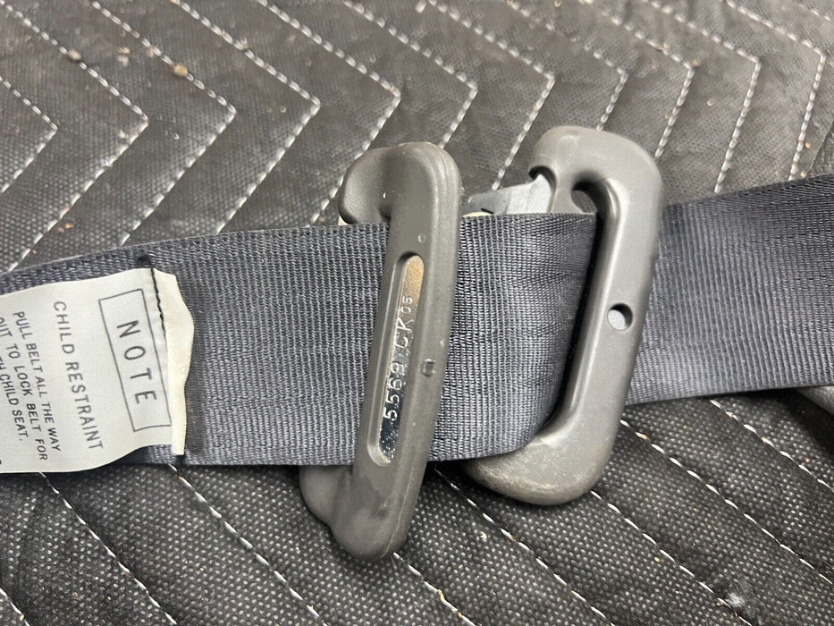 1998-2002 Isuzu Trooper Gray LH Driver Rear Seat Belt Assembly OEM #873EM