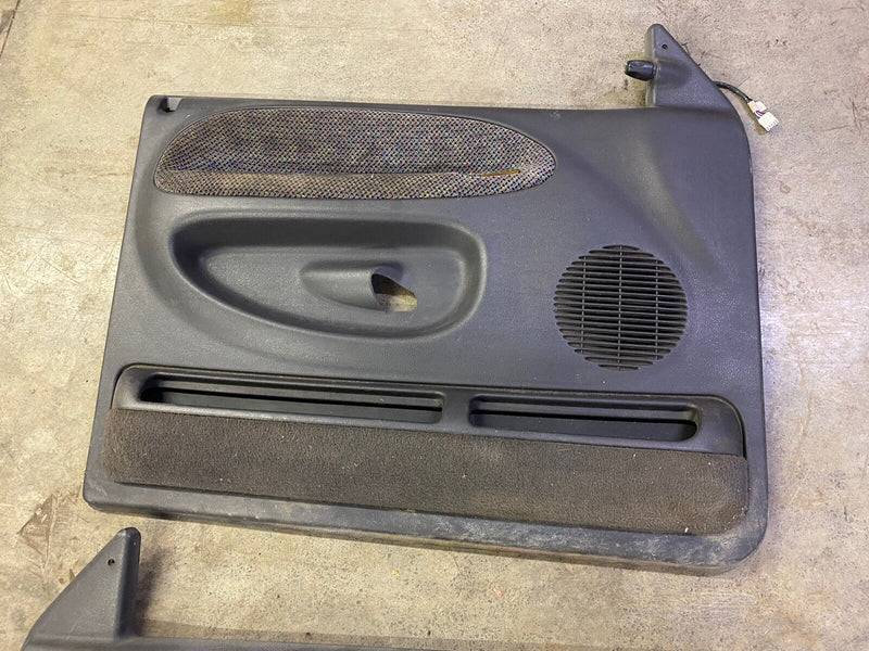 98-02 Dodge Cummins Ram 1500 2500 3500 Truck Door Card Pair L & R Prem Agate #4