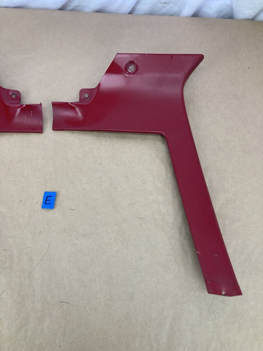 1976-1979 Cadillac Seville C Pillar Trim Red Pair Left Right Interior OEM #1818M