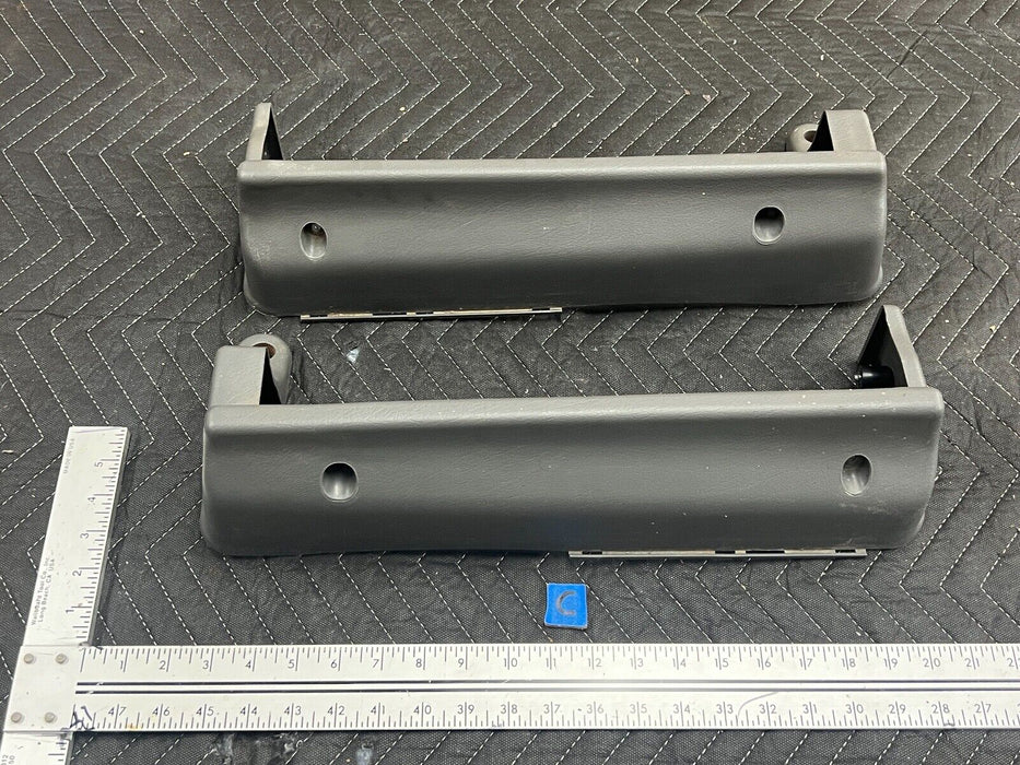 1998-2002 Isuzu Trooper Pair LH & RH Gray Front Seat Track Panel Trim OEM #872EM