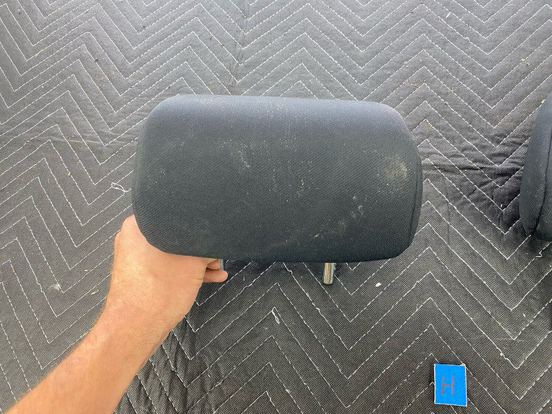2009-2010 Pontiac Vibe Rear Seat Left & Right Head Rest Black Cloth OEM #3103E