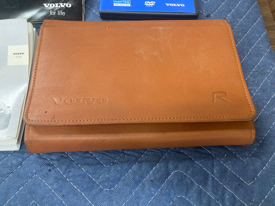 2005 2006 2007 Volvo S60R S60 V70R Owners Manual Book Leather Cover OEM #1505M