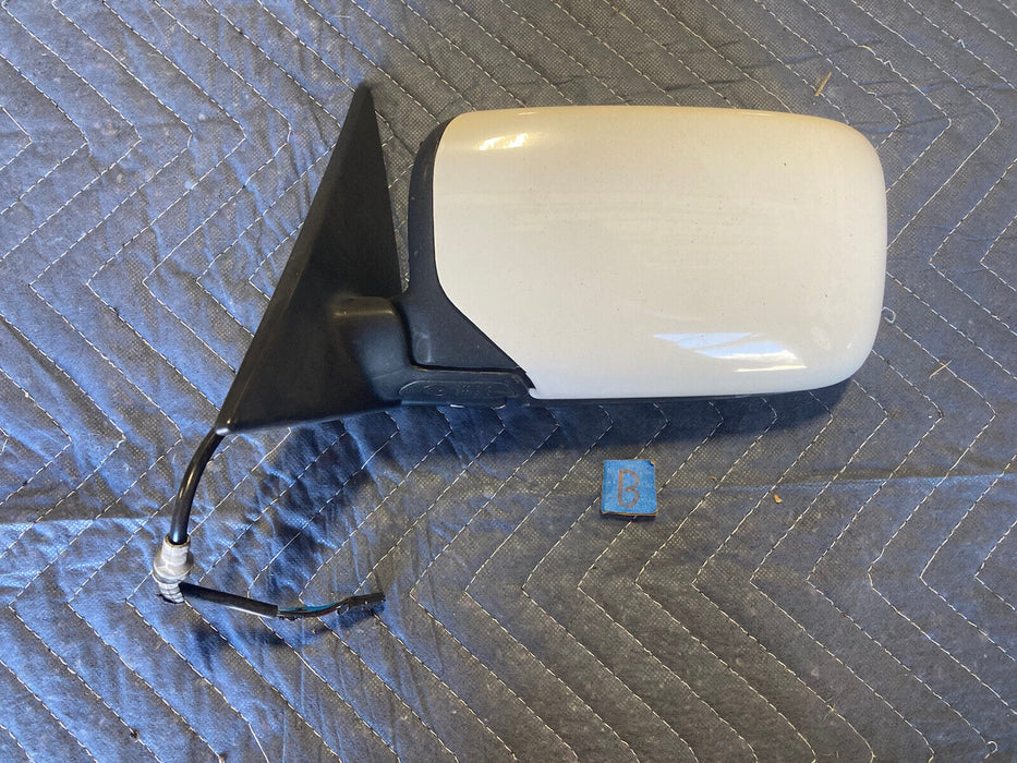 1988-1996 BMW E34 5 Series 525i 535i Left Drivers Side Mirror White OEM #2003M