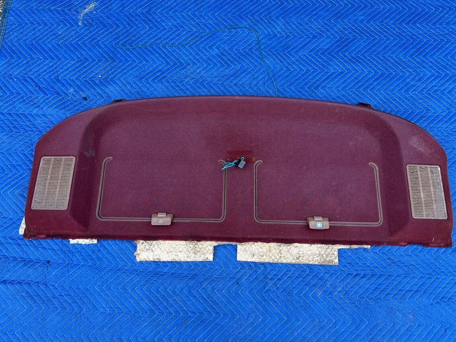 1979-1985 Mercedes 300SD W126 Maroon Parcel Shelf Rear Seat Panel OEM #317EM