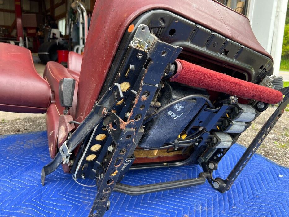 1979-1985 Mercedes 300SD W126 Front Leather Bucket Seats w/ Arm Rests OEM #320EM