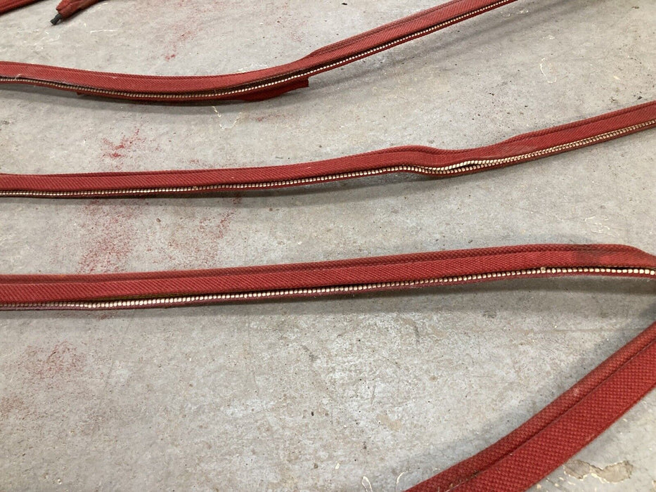 1976-1979 Cadillac Seville Cloth Door Gaskets Weatherstripping Red GM OEM #1860M