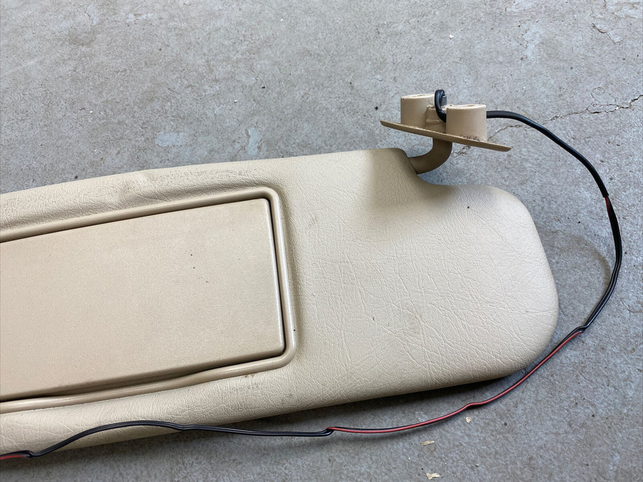 1998-2000 Volvo Sun Visor Tan Right Passenger Side OEM V70 V70R S70 #1265E