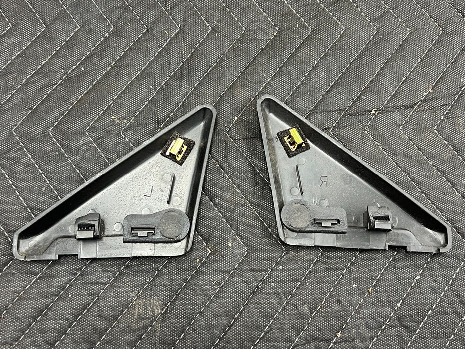 1995-1998 Acura TL LH & RH Pair Side View Mirror Corner Trim Covers OEM #801EM