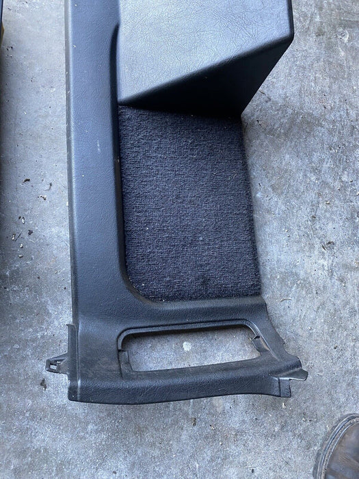 Volvo 740 940 Wagon Black Left & Right Rear Trunk Panels Under Window OEM #2182E