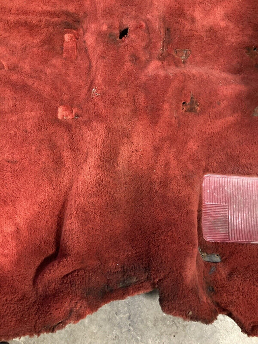 1976-1979 Cadillac Seville Carpet Floor Red Rug Carpeting Sedan OEM #1741M