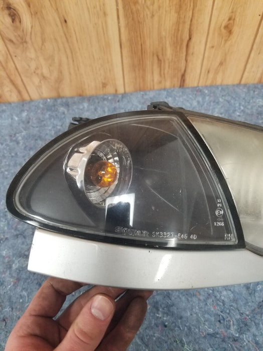 2001-2006 E46 BMW 330XI OEM LEFT HEADLIGHT ASSEMBLY STOCK SILVER #314CN