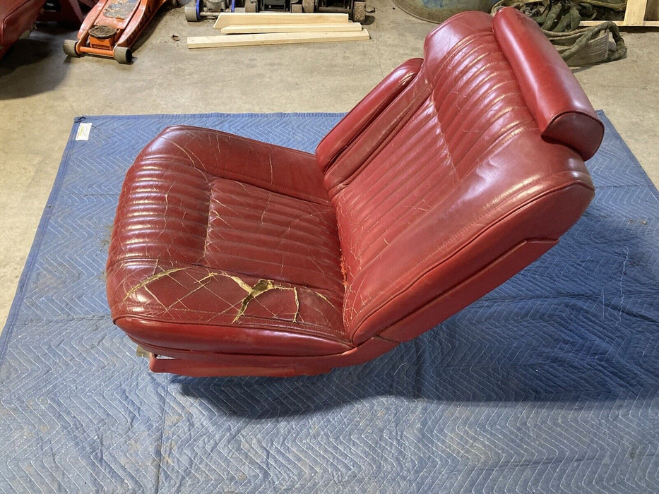 1976-1979 Cadillac Seville Left Front Seat Drivers Side Red Leather #1746M