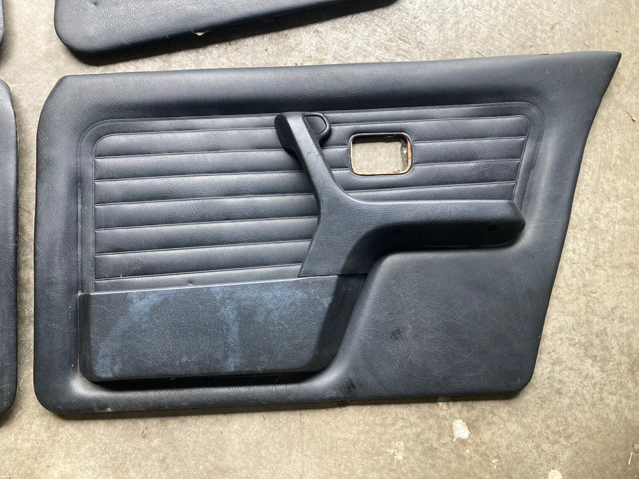 85-91 BMW 325ix Sedan Door Card Front Rear Panels OEM 325e 318i 325i E30 #65M