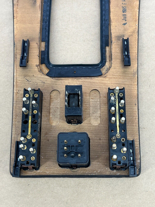 1979-1985 Mercedes 300SD W126 Ctr Console Panel + Switches 1266830157 OEM #264EM