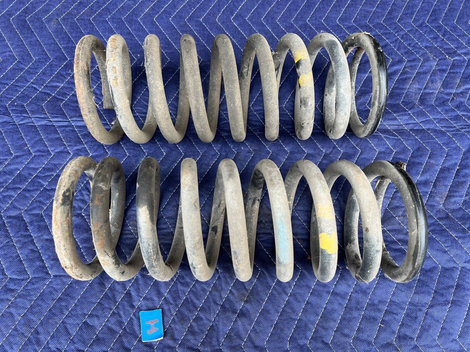 1979-1985 Mercedes 300SD W126 Sedan Front Pair L & R Coil Springs OEM #379EM