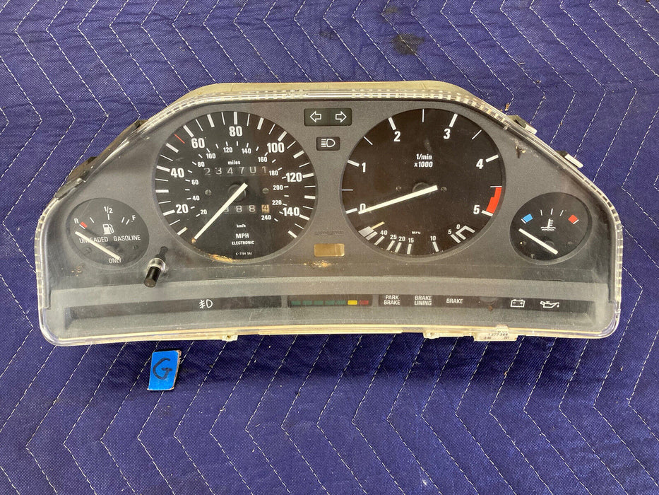 1982-1994 BMW E30 318i 325i Instrument Gauge Cluster Assembly MPH OEM #2474M