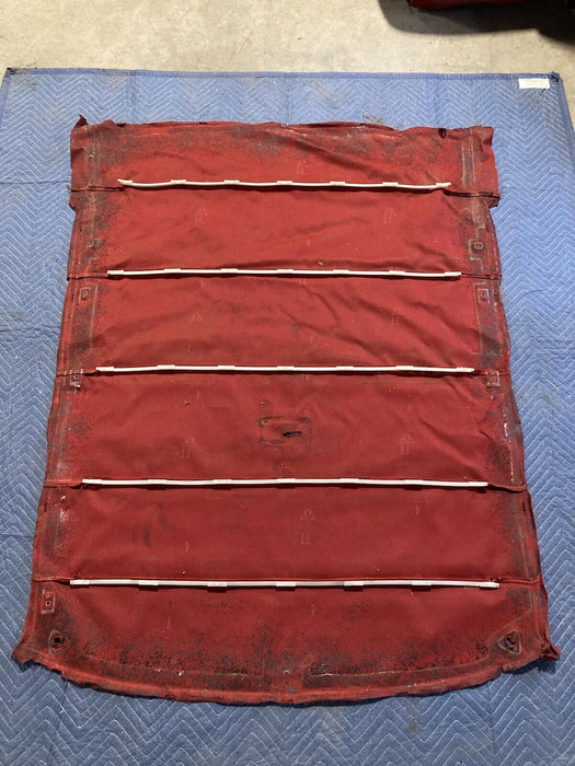 1976-1979 Cadillac Seville Ceiling Roof Headliner Red Cloth Sedan OEM #1742M