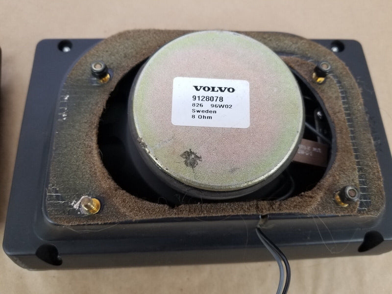 1992-1997 Volvo 850 850R Rear Deck Speakers HT-259 Pair 9128078 Sedan OEM #2776E