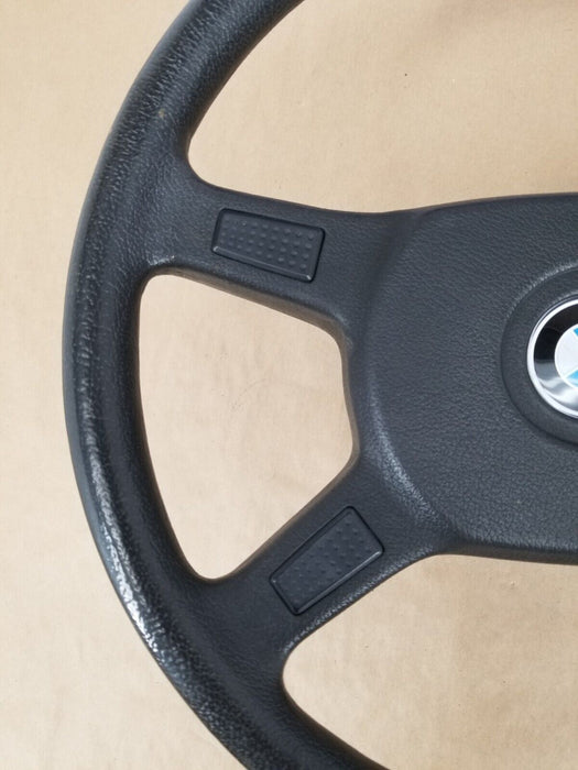 1984-93 BMW E30 318i 325i OEM STEERING WHEEL 4 FOUR SPOKE VINYL #476CN