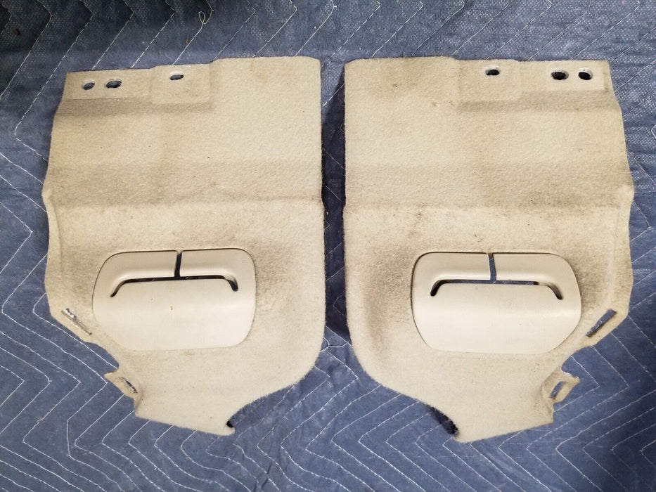 2002-2008 Jaguar X-Type 2.5 X400 L & R Rear Parcel Shelf Seat Belt Covers #2001E