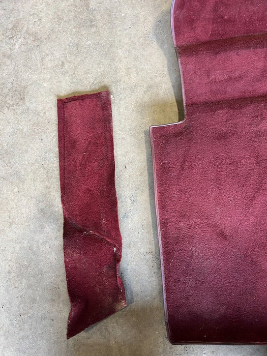 1979-85 Mercedes 300SD W126 Maroon Interior Molded Carpet Full Set OEM #440EM