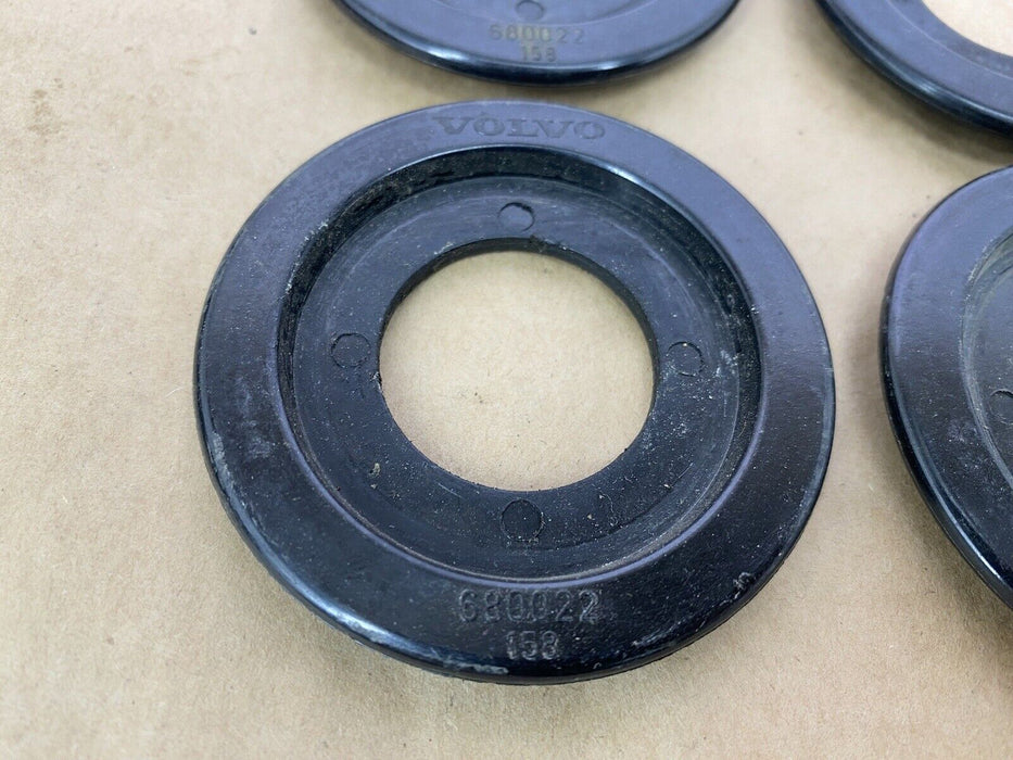 1973-1974 Volvo 144 145 Black Door Window Crank Wear Ring Set of 4 OEM #2487EJ