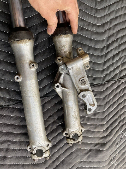 1974 Honda CB360 CB360T Front Shock Tower Pair Forks OEM Motorcycle #3005E