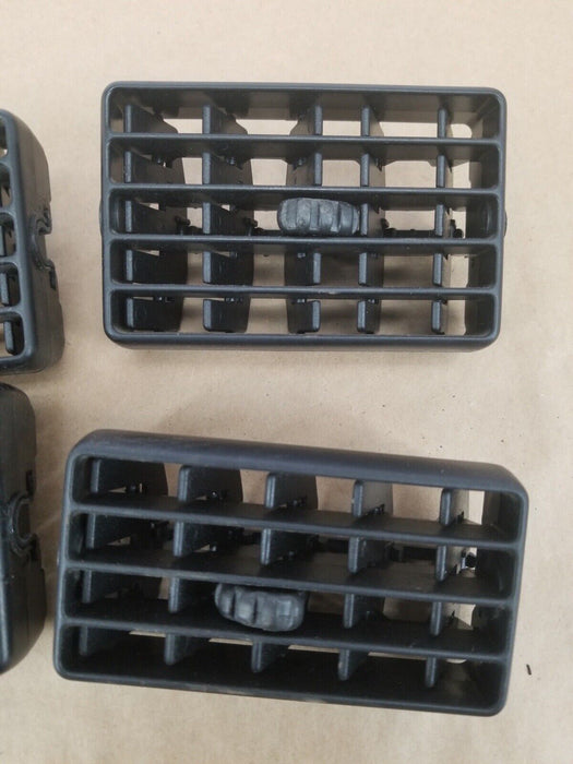 1992-1997 Volvo 850 850R Dash AC Heat Vents HVAC Set Of 4 Black OEM #2921E