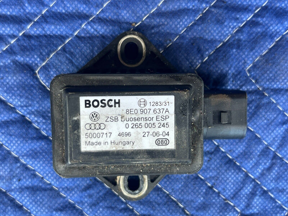 2003-2009 Audi S4 B6 B7 8E Acceleration YAW Rate Duo Sensor 8E0907637A OEM#490EM