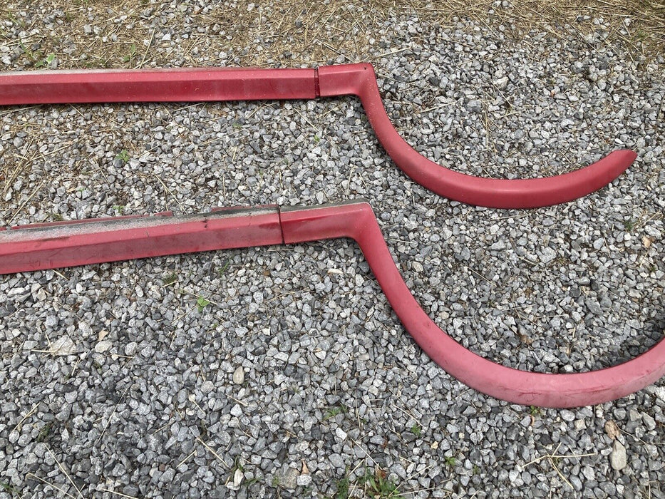 BMW 325ix OEM Red Body Kit - Fender Flares Side Skirts 325e 318i 325i E30 #63M