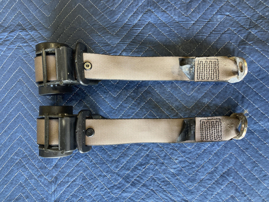 1986-1994 BMW 7 Series E32 Rear Seat Belt Left Right Pair 8 164185 OEM #968M