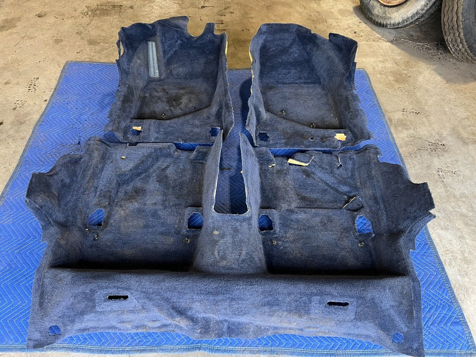 2005-2007 Volvo S60R Sedan Blue Molded Carpet Set Front Rear LH & RH OEM #1224EM