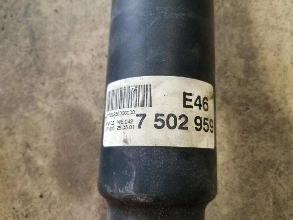 2001-2006 E46 BMW 330XI DRIVE SHAFT ASSEMBLY MANUAL 5 Speed REAR #228CN