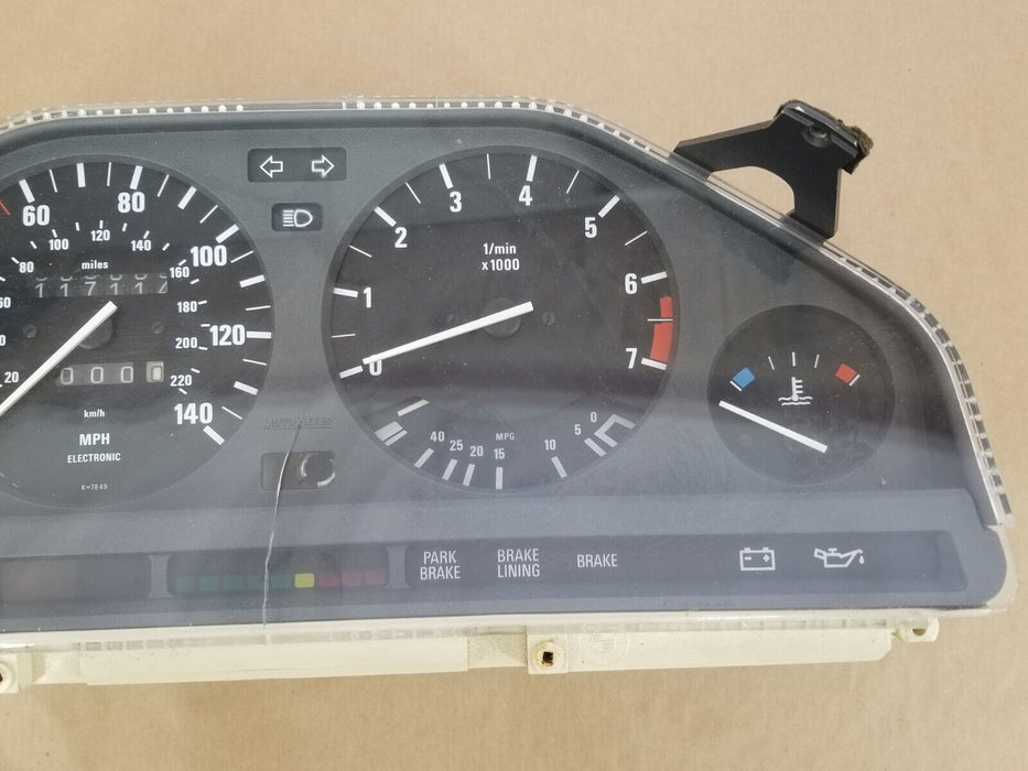 1984-93 BMW E30 318i 325i GAUGE CLUSTER DIALS TACHOMETER SPEEDOMETER OEM #457CN