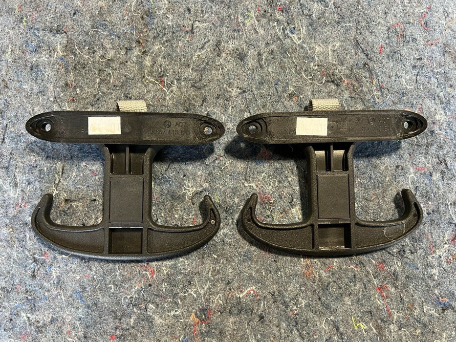 02-08 Audi A4 B6 Sedan Pair Grocery Cargo Hangers Hooks Rear Trunk OEM #180EM