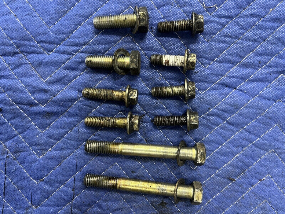 Volvo 240 740 760 780 940 B21 B23 B230 Bell Housing Bolt Set OEM Redblock #3185E