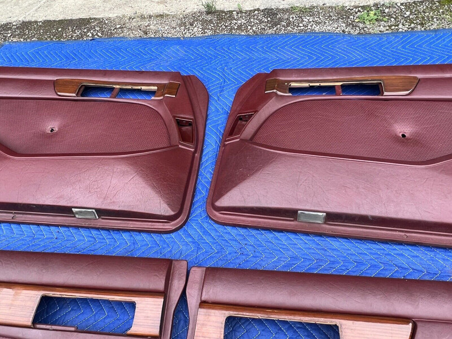 1979-1985 Mercedes 300SD W126 Door Card Panel Set Front/Rear 1267370270 OE#318EM