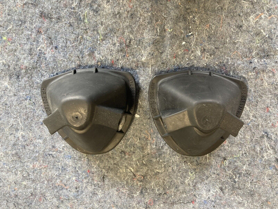 1986-1994 BMW 7 Series E32 Headlight Bulb Dust Cover Cap Pair L R 1969748 #774M