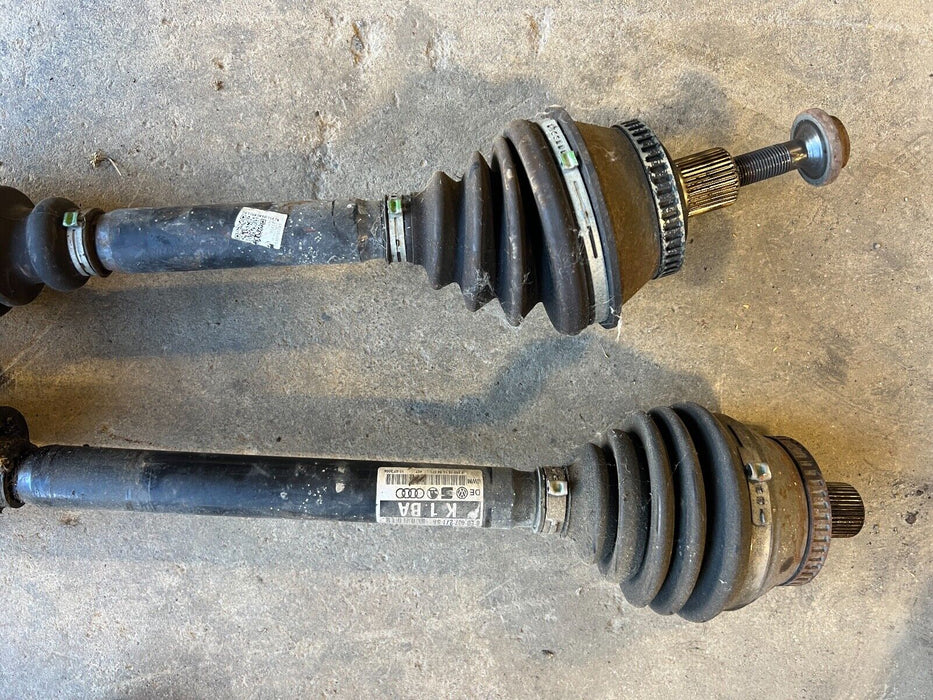 2003-2009 Audi S4 B6 B7 8E Pair of Left & Right Front Axles AWD OEM #534EM