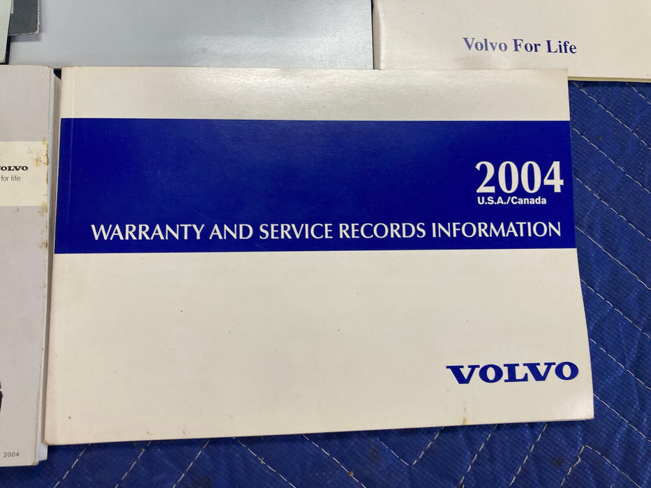 2004-2007 Volvo S60R S60 Owners Manual Book Set W/ Cover OEM #2806M