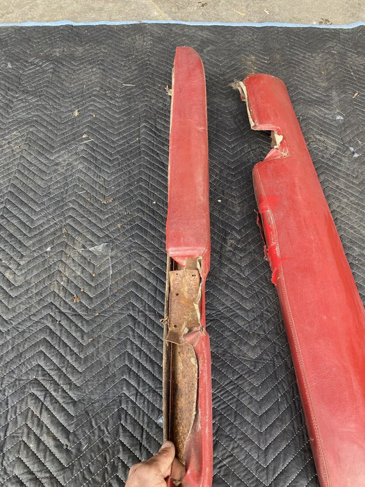 1961-1964 Buick Electra 225 Coupe Door Arm Rest Handles L & R Red OEM #2956E