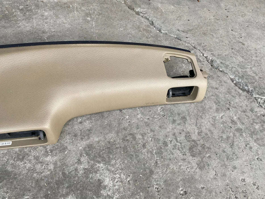 1998-00 Volvo V70 V70XC C70 S70 Tan Beige Leather Dash Pad OEM Upper #1027E