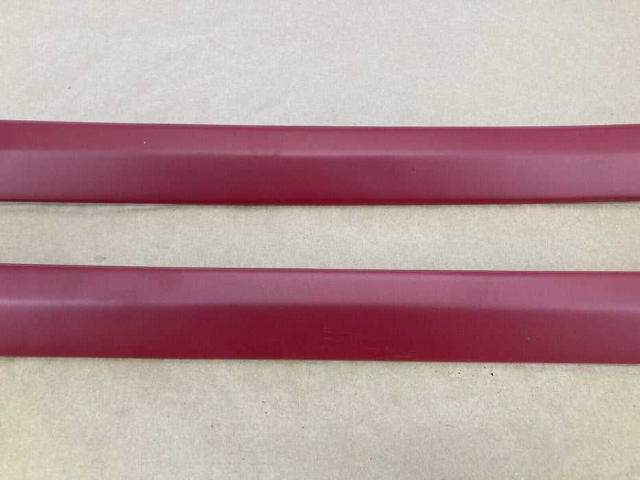 1976-1979 Cadillac Seville Windshield Upper Trim Red Pair Left Right OEM #1830M