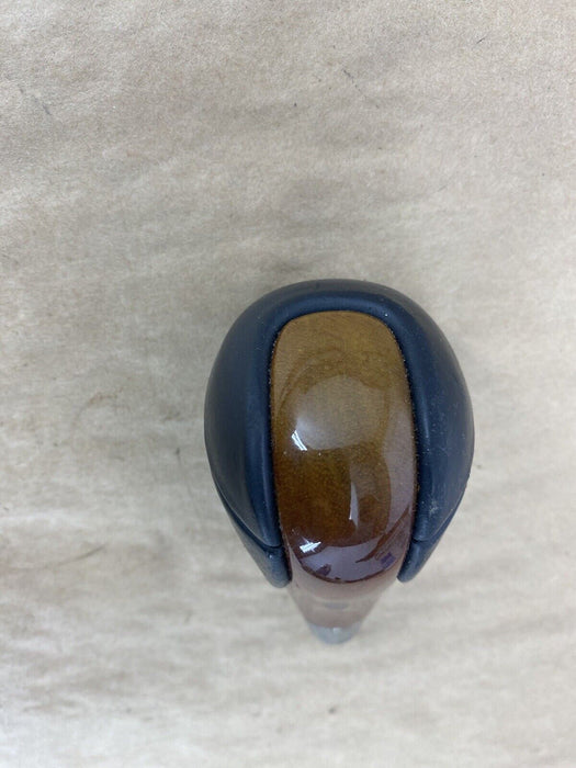 2007-2009 Lexus LS460 LS460L Wood & Black Leather Shift Knob OEM #2747E